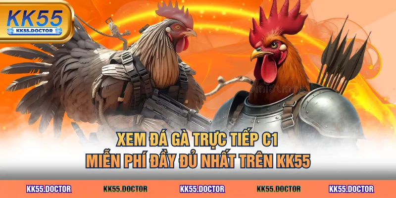 Xem đá gà trực tiếp C1 miễn phí đầy đủ nhất trên KK55